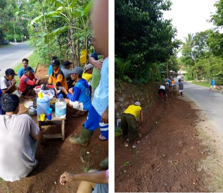Kerja Bakti Minggu Pagi di Pedukuhan Terong I