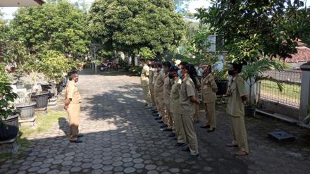 APEL PAGI PAMONG KALURAHAN TERONG 26 APRIL 2021