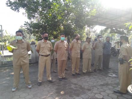 Apel Pamong Kalurahan Terong Senin Pagi, 10 Mei 2021