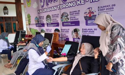 Donor Darah di Kalurahan Terong Bulan Desember 2025