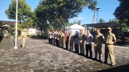 Gelar Apel Pagi, Lurah Terong Tegaskan Larangan Sound Sahur yang Mengganggu Warga