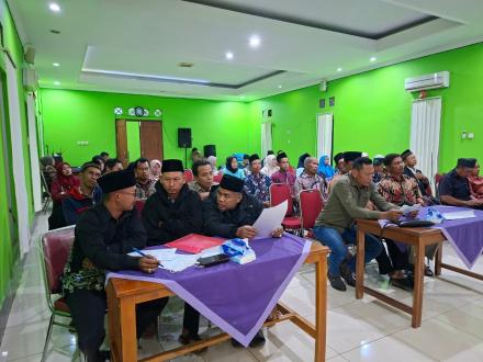 Pemerintah Kalurahan Gelar Musduk PPBMP Gabungan Rejosari, Ngenep, dan Saradan