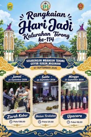 Rangkaian Hari Jadi Kalurahan Terong ke-114